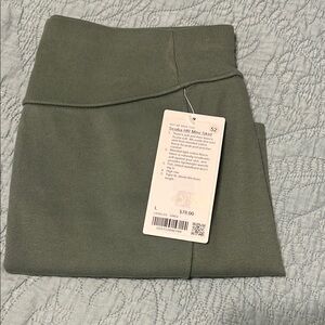 Scuba HR Mini Skirt in Sage Green